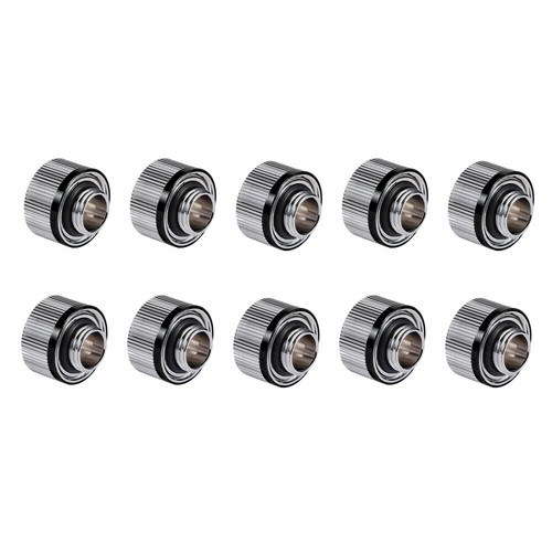 Shyrrik 10pcs Brass Fittings Kit G1/4' External Thread for 10X16mm PVC Soft Tube - Photo 9/14