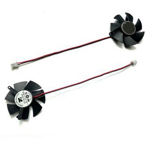 Pour GTX1050ti 1050 1030 N710 Ventilateur Refroidissement Carte Graphique FS1250-S2053A 2Pin/3Pin - Photo 6/9