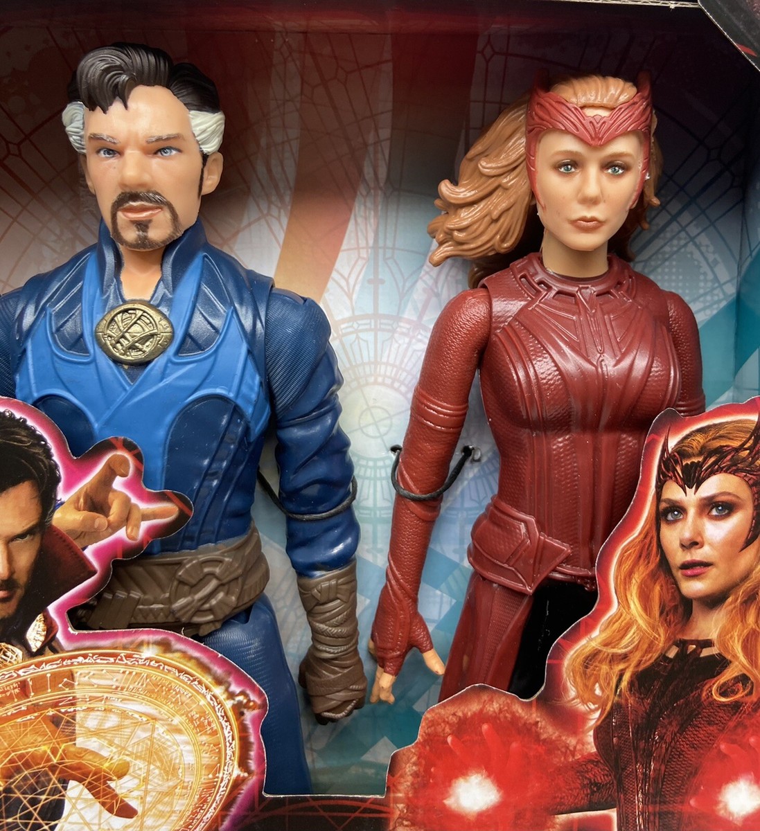 MARVEL DOCTOR STRANGE ONE:12 フィギュア Marvel's Doctor Strange and Scarlet Witch action figures