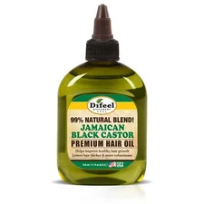 Difeel 99% Natural Premium Hair Oil - Jamaican Black Castor Oil 7.1 oz.