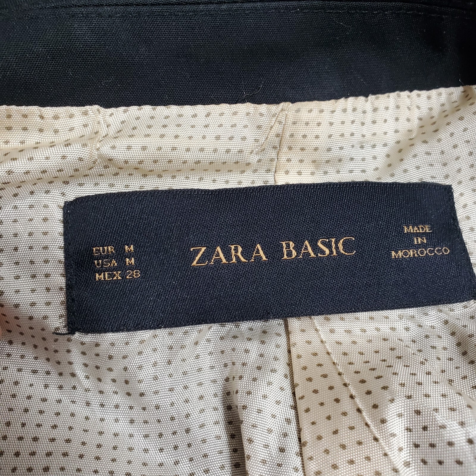 Zara Basic Black Blazer Size Medium - image 4