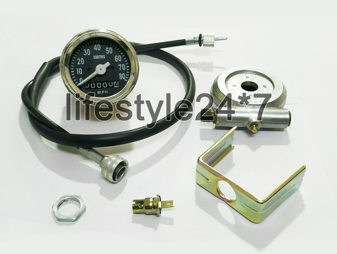 Compteur De Vitesse Vintage Réplica Smith 0-80 MPH - Pinnacle Enterprises - NEUF