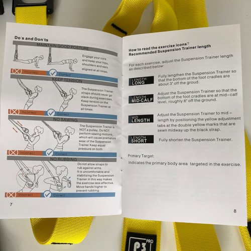 Fitness Suspension Trainer & Widerstandsband Set | Gym Qualität mit Türanker - Bild 19 von 60