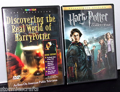 Harry Potter DVDs and the Goblet of Fire & Real World of Harry Potter DVD 