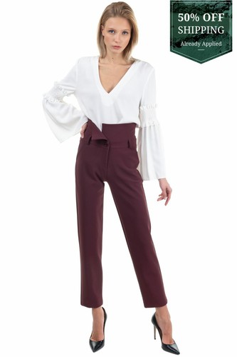 Prezzo consigliato € 190 CHRISTIES A PORTER Su Misura Pantaloni Taglia IT  42 S STRETCH MADE IN ITALY | eBay