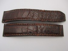 Maurice Lacroix 20mm x 18mm Brown Genuine Leather Watch Strap 108  95mm Long