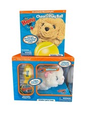 The Happy  s Mittens Interactive Pet Cat With Treat and Chase  Play Ball New