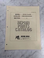 BUSH HOG ILLUSTRATED REPAIR PARTS LIST BOOK CATALOG MANUAL ROTARY TILLERS 1995