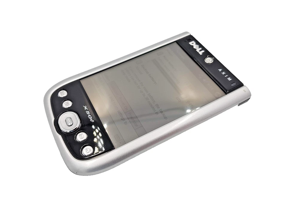 Dell Axim X50v PDA Pocket PC Windows Mobile Personal Digital Assitant Intel PXA - Image 3 of 4