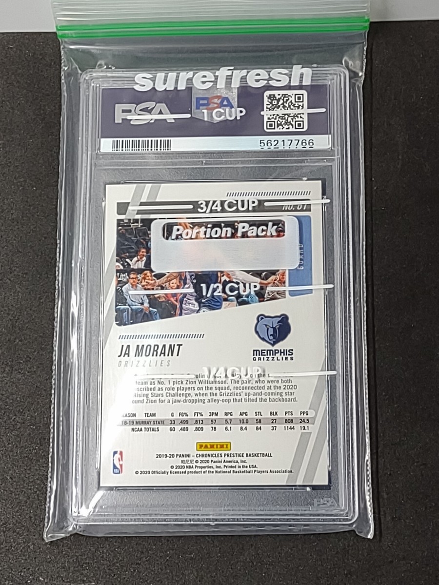 2019 Panini Chronicles PSA 10 Gem Mint 10 Ja Morant Rookie 2019 Panini Chronicles PSA 10 Gem Mint 10 Ja Morant Rookie