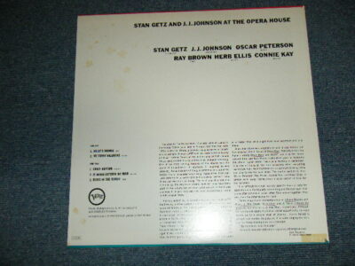 STAN GETZ and J. J. JOHNSON Japan 1985 20MJ 0039 NM LP AT