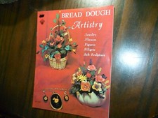 Bread Dough Artistry Instruction Paperback Book - 1968
