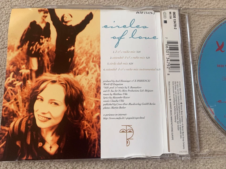 CD: X-Perience - "circles of love" Remixes von 1995 - Bild 4 von 4
