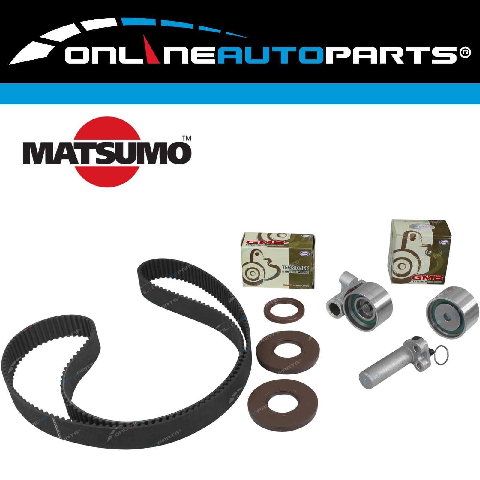 Timing Belt + Hyd Auto Tensioner Kit for Lexus LX470 UZJ100 2UZFE 4.7L