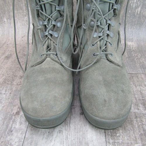 McRae Footwear Combat Boots Womens 10 Wide 13-D-1075 Gore-Tex Vibram Sage Green - Picture 3 of 11