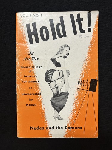 HOLD IT! #1 32 Art pix figure studies MARNO burlesque pin-up
