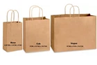 Kraft Paper Bag Party Shopping Gift Bags Retail Merchandise with Handles