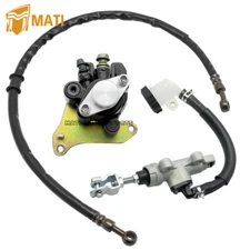 Rear Brake Caliper & Master Cylinder w/Hose for Honda TRX400EX 400EX 1999-2004