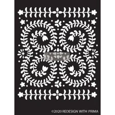 Re-Design with Prima Stencil - ELEGANT VINE