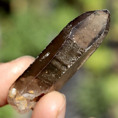 Mineral Specimen: Smoky Smokey Quartz Crystal from Nigeria (SMQ206)