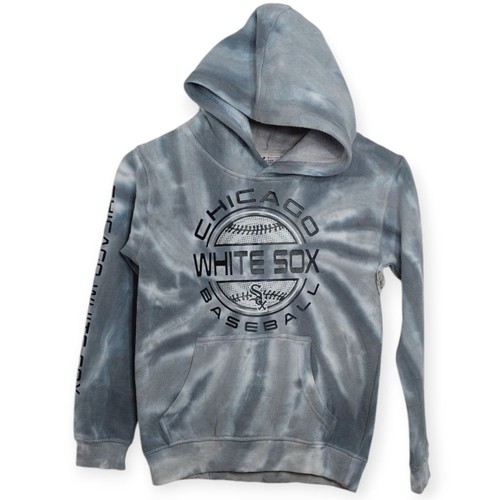 MLB Chicago White Sox Baseball Youth Size Small Sweatshirt Pullover Gray Tie Dye