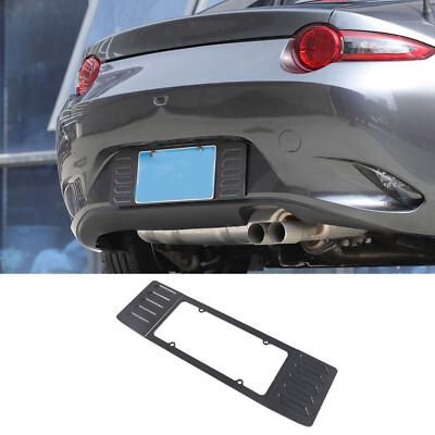 マダムエムページ Rear license plate Black Auminum Alloy filler Frame For Mazda MX-5
