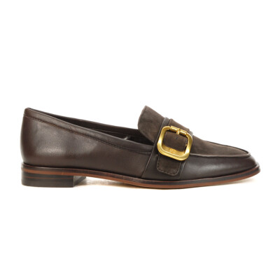 Vince Camuto Cenkanda Root Beer Suede Loafers
