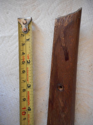 1969 Mercedes Benz W108 Wooden Wood Left Rear Door Window Interior Trim KK-L4 - Picture 2 of 11