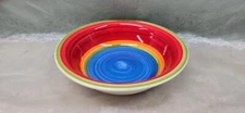 Red and Blue Colorful Collectible Serving Bowl – Decorative Bowl – Royal Norolk