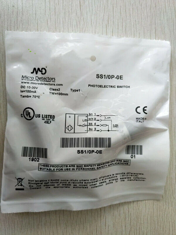1PC New For SS1/0P-0E SS1-0P-0E Micro Detectors Photoelectric Switch Sensor - Изображение 2 из 3