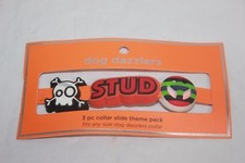 DOG DAZZLERS 3 PC COLLAR SLIDE THEME PACK FOR DOG G104766-3 31 T-2 