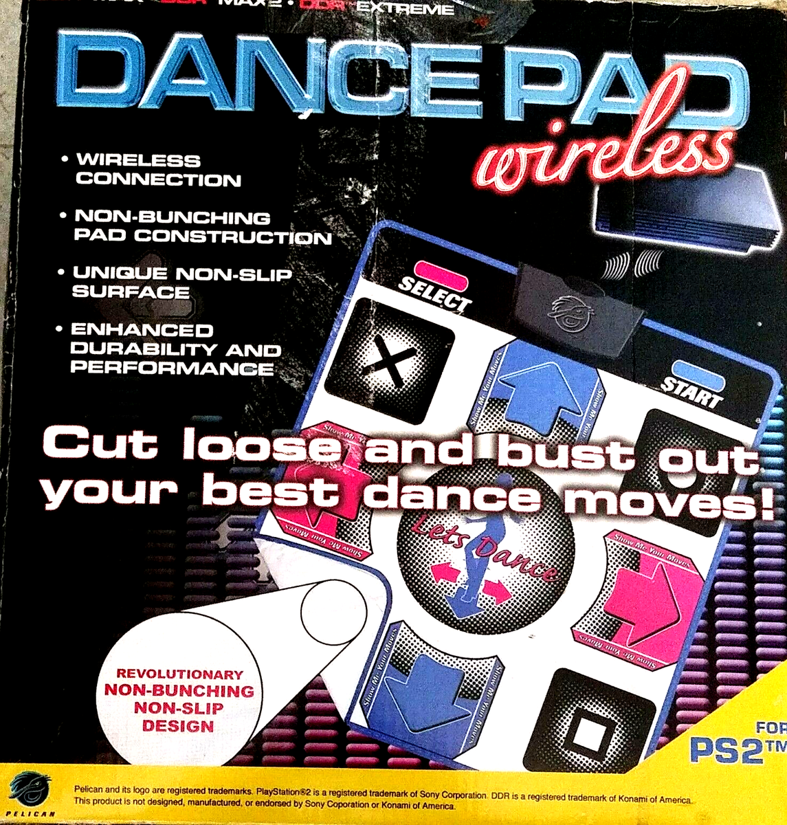 Wireless Dance Pad PS2 DDR Max * DDR Extreme or Max2
