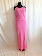 Victor Glemaud Pink Sweater Knit Sleeveless Maxi Dress - Size Small