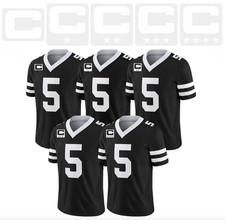 White Captain C Direct Thermal Transfer Iron On Football Patch Style