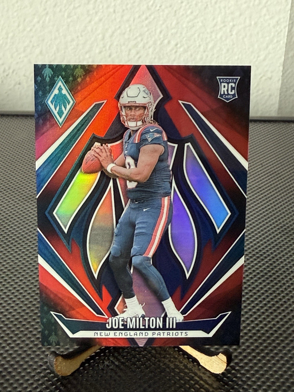 2024 Panini Phoenix - Rookies Joe Milton III #205 Red Fade /299 (RC)