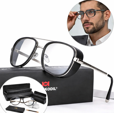Tony Stark Sunglasses Man Woman Steampunk Sun Glasses Male Vintage Gradient Red