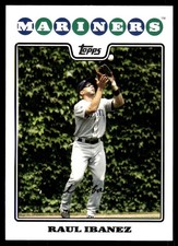 Raul Ibanez 2008 Topps Mariners #SEA14 Mariners MLB READ FREE SHIP AutographDen