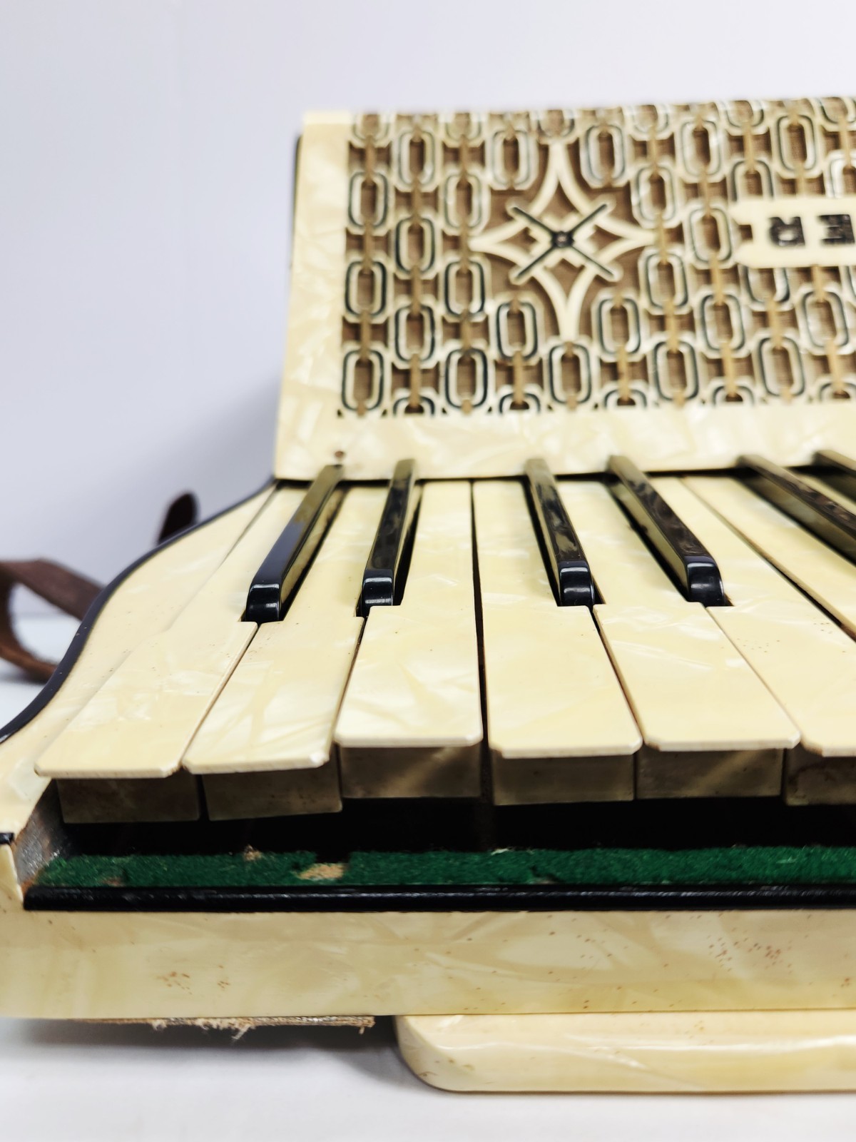 Vintage Hohner Tango II Accordion With Case 