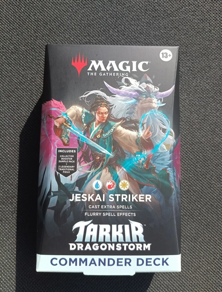 Magic Commander Deck "Jeskai Striker" Tarkir Dragonstorm English Mazzo Sealed - Immagine 2 di 4