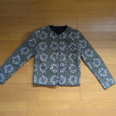 A.P.C. Botanische Steppjacke ohne Kragen M leicht leicht Damen