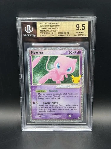2021 Pokemon Celebrations Mew Ex BGS 9.5