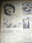 FEB 3, 1957 NEWSPAPER #2698B-   JO ANN GREER, FEATURED VOCALIST WITH LES BROWN  — photo 2