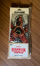 Amigos Collection Men's Crew Socks 3 Pairs Cotton Stranger Things IT Peanuts