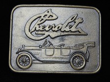QL21134 NOS VINTAGE 1970s CHEVROLET AUTO  CAR COMPANY ADVERTISEMENT BUCKLE