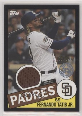 2020 Topps 1985 Topps Baseball Relics Black /199 Fernando Tatis Jr #85R-FT 0l7e