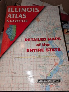 DeLorme First Edition Topographical Road Atlas and Gazetteers  IL 