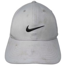 Nike Baseball Cap Gray OS Legacy91 Dri-FIT Slideback Swoosh Embroidered Hat
