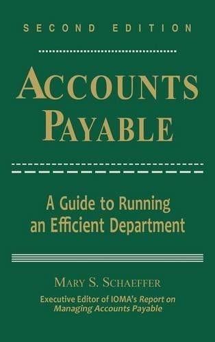 Accounts Payable by Mary S. Schaeffer,  Institute of Manageme... - 9780471636908