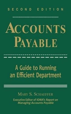 Accounts Payable by Mary S. Schaeffer,  Institute of Manageme... - 9780471636908