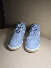 Nike Air Force 1 Shoes Mens Size 12 Gray Leather Low Top Classic